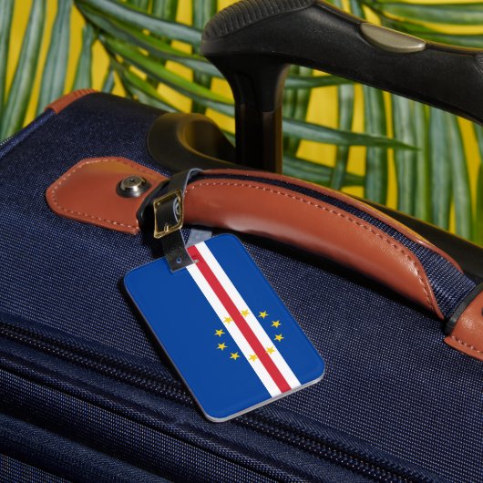 カーボベルデ国旗 ラゲッジタグ (正面インサイチュ1)