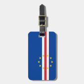 カーボベルデ国旗 ラゲッジタグ (正面縦)