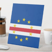 カーボベルデ国旗 台座サイン (インサイチュ)