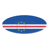 カーボベルデ国旗 名札 (正面)