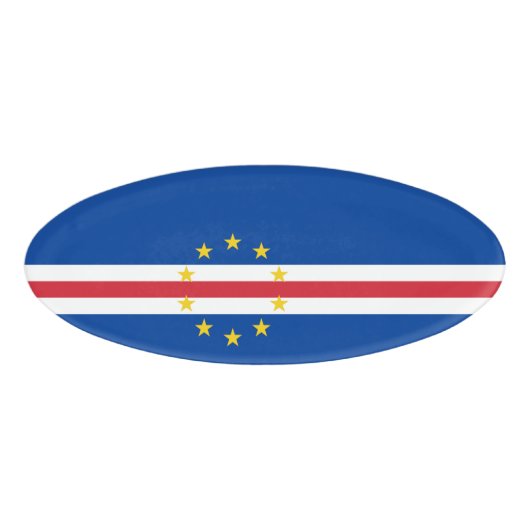 カーボベルデ国旗 名札 (正面)