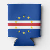 カーボベルデ国旗 缶クーラー (正面)