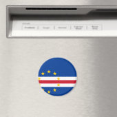 カーボベルデ国旗CV マグネット (インサイチュ (食洗機))