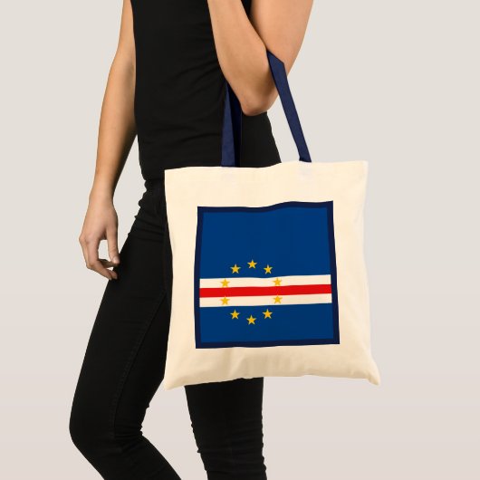 カーボベルデ国旗x旗バッグ トートバッグ (正面(商品))