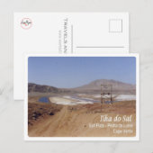 カーボベルデ島 – サル島 –  ポストカード (正面/裏面)