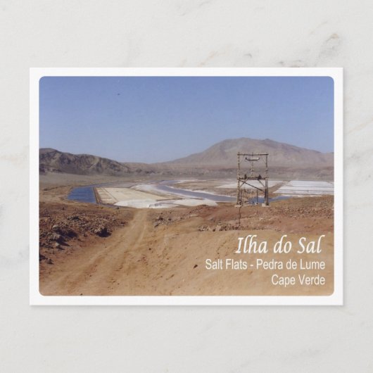 カーボベルデ島 – サル島 –  ポストカード (正面)
