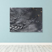 カーボベルデ諸島の雲の渦 キャンバスプリント (インサイチュ (ウッドフロア))