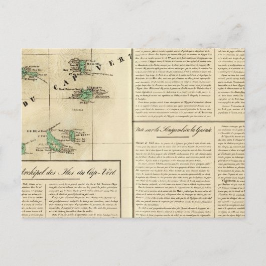 カーボベルデ諸島アフリカ ポストカード (正面)