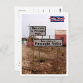 カーボベルデ – ウェルカムサイン –  ポストカード (正面/裏面)