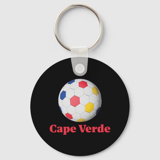カーボベルデ サッカー キーホルダー (正面)