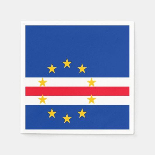 カーボベルデ スタンダードカクテルナプキン (正面)