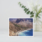 カーボベルデ – ブラヴァ – ファジャデアグアポート –  ポストカード (スタンド正面)