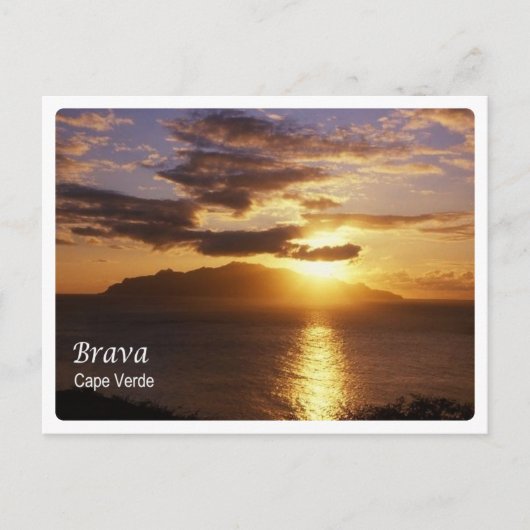 カーボベルデ – ブラヴァ –  ポストカード (正面)