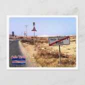 カーボベルデ – ラビル – ニシギ語プレート- ポストカード (正面)