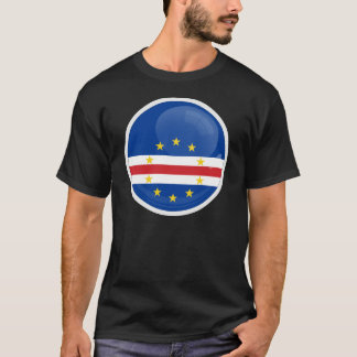 カーボベルデ 丸型アイコン フラグ Tシャツ
