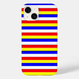 カーボベルデ 国旗 ストライプ 国 パターン シンボル Case-Mate iPhone 14ケース