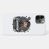 カーボンエレメントラップトップケース Case-Mate iPhoneケース (裏面(横))