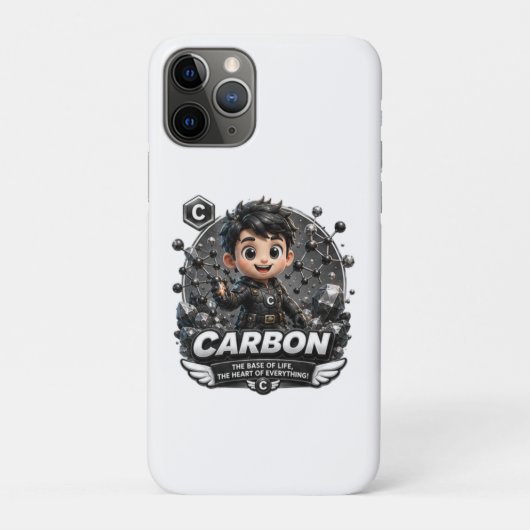 カーボンエレメントラップトップケース Case-Mate iPhoneケース (裏)