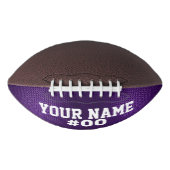 カーボンカスタムパープル アメリカンフットボール (正面)