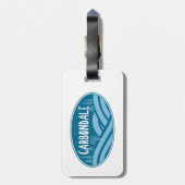 カーボンデールコロラドアウトドア ラゲッジタグ (裏面縦)