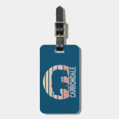 カーボンデールコロラドレトロベア ラゲッジタグ (正面縦)