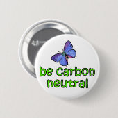 カーボンニュートラルがあって下さい 缶バッジ (正面&裏面)