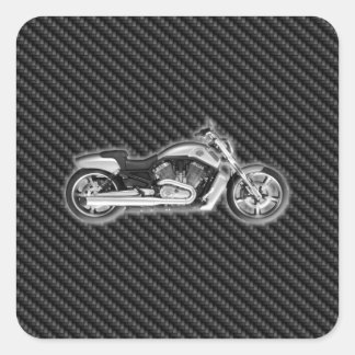 カーボンハーレーオートバイ3Dファッションアクセサリー スクエアシール