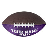 カーボンパープルフットボール アメリカンフットボール (正面)