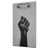 カーボンファイバープリントスタイル クリップボード (左)
