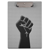 カーボンファイバープリントスタイル クリップボード (正面)