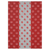 カーボンファイバー上のカナダクロムメープルリーフスタイル テーブルクロス (正面)