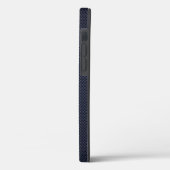 カーボンファイバー上のクロムパイレーツプリント Case-Mate iPhoneケース (裏面 / 左)