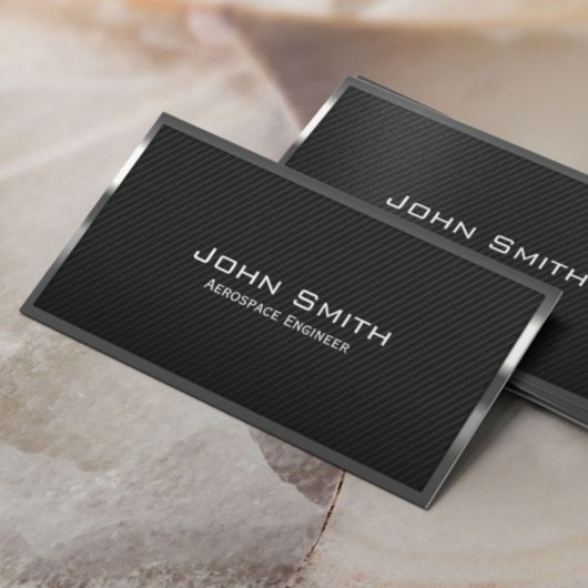 カーボンファイバー航空宇宙技術者名刺 名刺