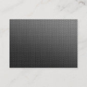 カーボンファイバー金属工具手回しメンテナンス 名刺 (裏面)