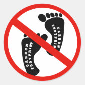 カーボンフットプリントなし ラウンドシール (正面)