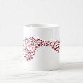 カーボンフットプリント モーフィングマグカップ (中央)