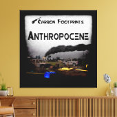 カーボンフットプリント – 人類学 キャンバスプリント (インサイチュ (リビング))