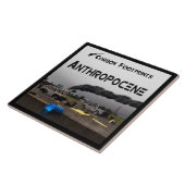 カーボンフットプリント – 人類学 タイル (側面)