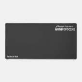 カーボンフットプリント – 人類学 デスクマット (正面)