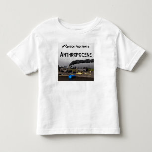 カーボンフットプリント – 人類学 トドラーTシャツ
