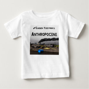 カーボンフットプリント – 人類学 ベビーTシャツ