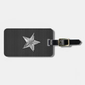 カーボンフ航海のァイバー上のクロムスター ラゲッジタグ (正面横)