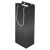 カーボンブラックベル ワインギフトバッグ (正面アングル)