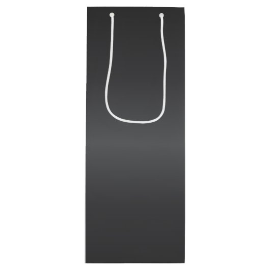 カーボンブラックベル ワインギフトバッグ (正面)