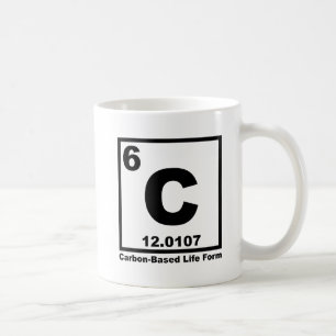 カーボンベースの生命体 楽しいマグカップ コーヒーマグカップ