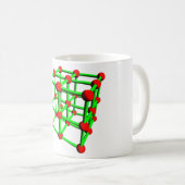 カーボン分子のマグ コーヒーマグカップ (正面右)