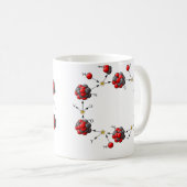 カーボン窒素の酸素 (CNO)周期 コーヒーマグカップ (正面右)