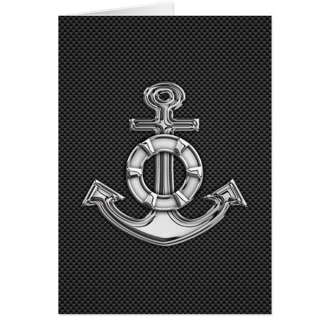 カーボン繊維のクロムライフセーバーのいかり (正面)