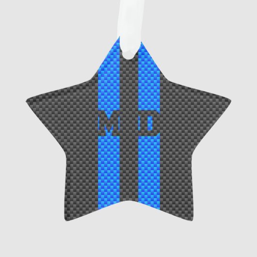 カーボン繊維のスタイルの医者MDのケリュケイオン オーナメント (裏面)