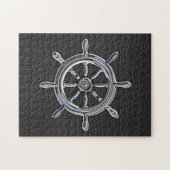 カーボン繊維のスタイルの車輪 ジグソーパズル (横)